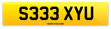 S333 XYU