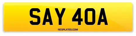 SAY 40A