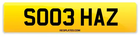 SO03 HAZ