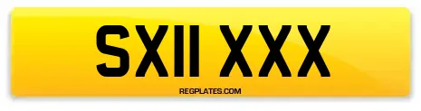 SX11 XXX