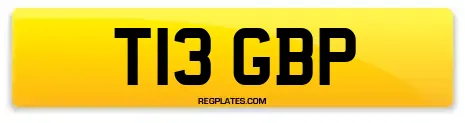 T13 GBP