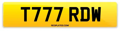 T777 RDW
