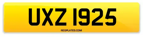 UXZ 1925
