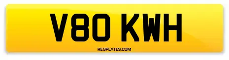 V80 KWH