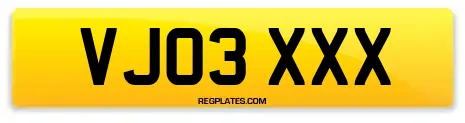 VJ03 XXX