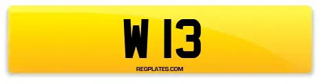 W 13