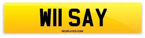 W11 SAY