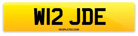 W12 JDE