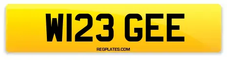 W123 GEE