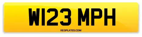 W123 MPH