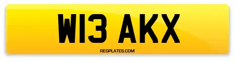 W13 AKX
