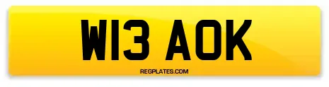 W13 AOK