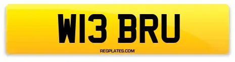 W13 BRU