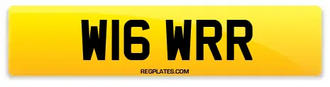 W16 WRR