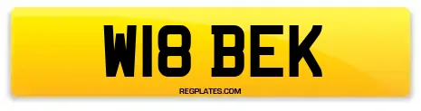 W18 BEK