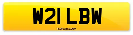 W21 LBW