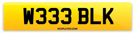 W333 BLK