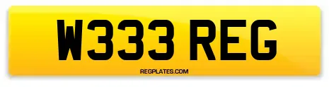 W333 REG