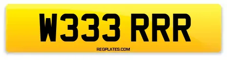 W333 RRR