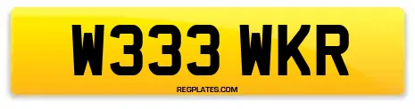 W333 WKR