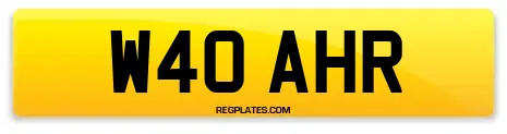 W40 AHR