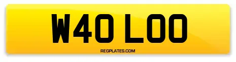 W40 LOO