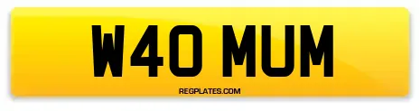 W40 MUM