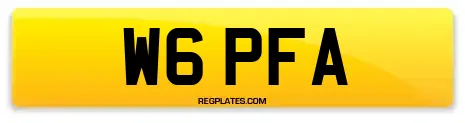 W6 PFA