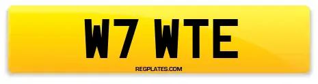 W7 WTE