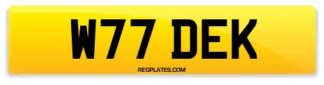 W77 DEK