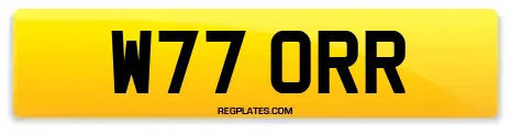 W77 ORR