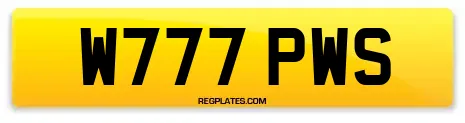 W777 PWS