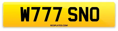 W777 SNO