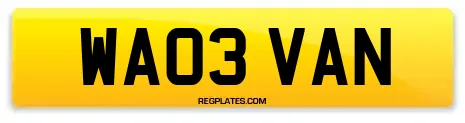 WA03 VAN