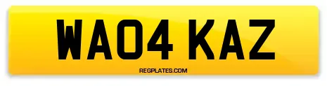 WA04 KAZ