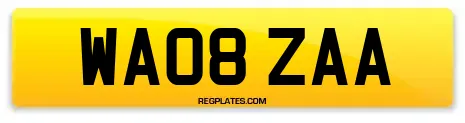 WA08 ZAA