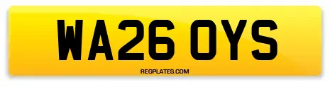 WA26 OYS