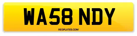WA58 NDY