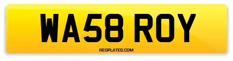 WA58 ROY