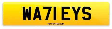 WA71 EYS