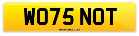 WO75 NOT