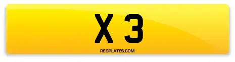 X 3