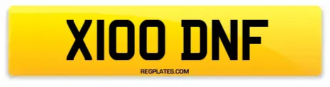 X100 DNF