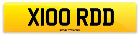 X100 RDD