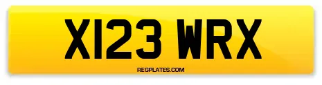 X123 WRX