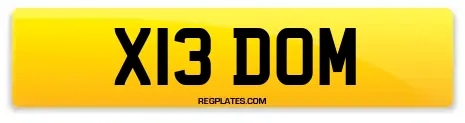 X13 DOM