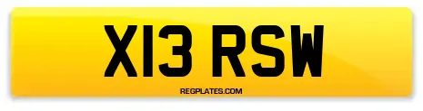 X13 RSW