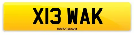 X13 WAK