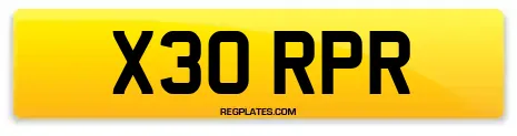 X30 RPR