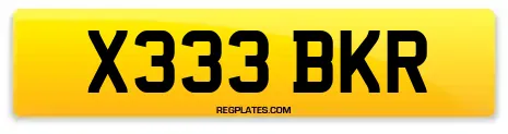 X333 BKR